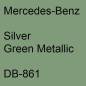 Preview: Mercedes-Benz, Silver Green Metallic, DB-861.